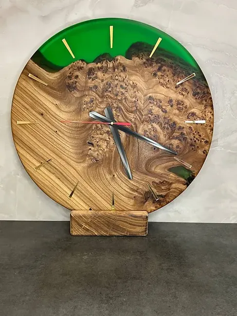 Wаll Clock "Green Gold" — ракурс 2